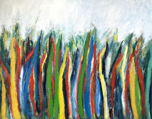 Karneval in Venedig, 80x100cm, 2022